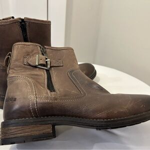 Taos Brown Leather Boots